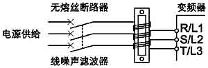 FR-B系列线性噪声滤波器接线方式