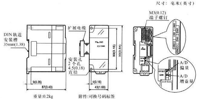 Mitsubishi+FX2N系列模拟量输入输出模块1