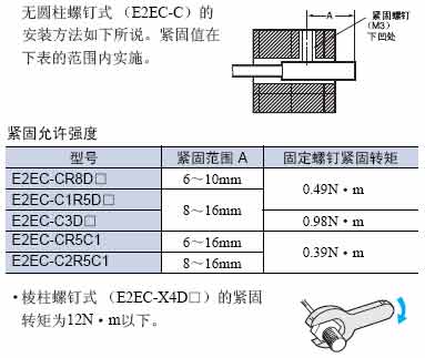 E2EC直流两线式系列放大器中继接近开关注意事项