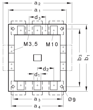 SIEMENS+3TF53系列接触器(额定电流：205A)+外形尺寸