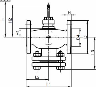 !!!!SIEMENS+VVF31系列二通调节阀+安装方式2