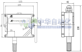 ！！！Collihigh+900M无线温度采集端+安装方式1
