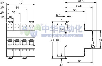 ！！Schneider+iC65N系列小型断路器+安装方式2