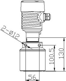 ！！！！ColliHigh+JCS大量程超声波物位变送器+安装方式2