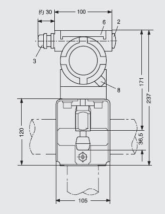 DS Ⅲ PA系列表压变送器安装方式