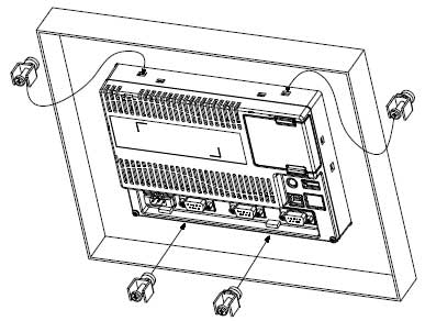 Delta+DOP-B系列触摸屏(7寸屏)+安装安式+2