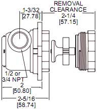 !!!!!Dwyer+SFI-800系列目视流量指示器+安装方式4