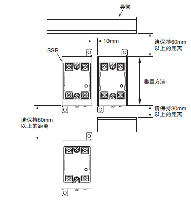 OMRON+G3NA系列固态继电器+安装方式