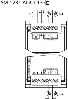 !!!!!!!!SIEMENS+SM 1231系列模拟量输入模块+接线方式1