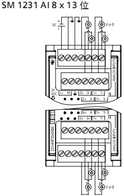 !!!!!!!!SIEMENS+SM 1231系列模拟量输入模块+接线方式2