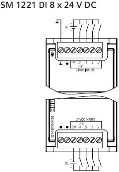 !!!!!!SIEMENS+SM1221系列数字量输入模块+接线方式1