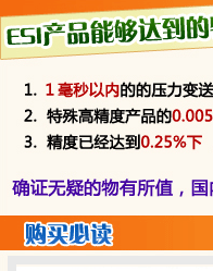 esi产品的达到的特色技术水平